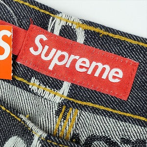 SUPREME シュプリーム 25FW Jacquard Logos Double Knee Denim Painter Jean Rigit Indigo デニムパンツ インディゴ Size 【32】 【新古品・未使用品】 20828858