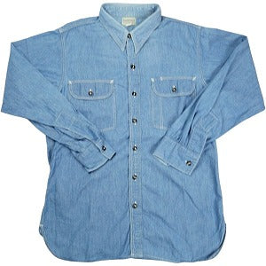 At Last ＆ Co アットラスト/BUTCHER PRODUCTS ブッチャープロダクツ WORK CHAMBRAY SHIRT シャンブレー長袖シャツ インディゴ Size 【S相当】 【中古品-良い】 20828861
