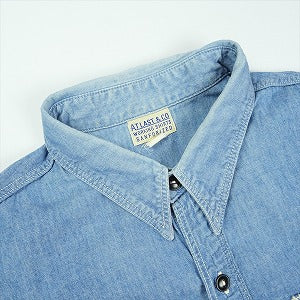 At Last ＆ Co アットラスト/BUTCHER PRODUCTS ブッチャープロダクツ WORK CHAMBRAY SHIRT シャンブレー長袖シャツ インディゴ Size 【S相当】 【中古品-良い】 20828861