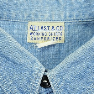 At Last ＆ Co アットラスト/BUTCHER PRODUCTS ブッチャープロダクツ WORK CHAMBRAY SHIRT シャンブレー長袖シャツ インディゴ Size 【S相当】 【中古品-良い】 20828861