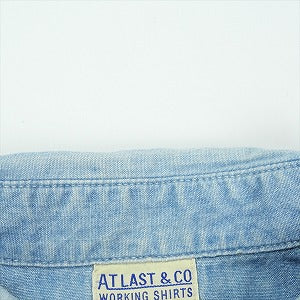 At Last ＆ Co アットラスト/BUTCHER PRODUCTS ブッチャープロダクツ WORK CHAMBRAY SHIRT シャンブレー長袖シャツ インディゴ Size 【S相当】 【中古品-良い】 20828861