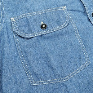 At Last ＆ Co アットラスト/BUTCHER PRODUCTS ブッチャープロダクツ WORK CHAMBRAY SHIRT シャンブレー長袖シャツ インディゴ Size 【S相当】 【中古品-良い】 20828861