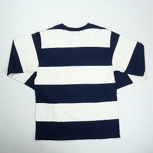 At Last ＆ Co アットラスト/BUTCHER PRODUCTS ブッチャープロダクツ WIDE BORDER TEE L-S ロンT 白紺 Size 【38】 【中古品-良い】 20828862