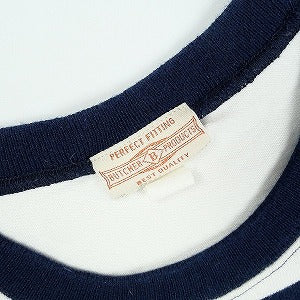 At Last ＆ Co アットラスト/BUTCHER PRODUCTS ブッチャープロダクツ WIDE BORDER TEE L-S ロンT 白紺 Size 【38】 【中古品-良い】 20828862