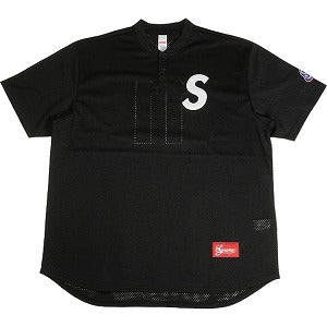 SUPREME シュプリーム 24AW S Logo Baseball Henley Black ベースボールヘンリーネックTシャツ 黒 Size 【L】 【新古品・未使用品】 20828911
