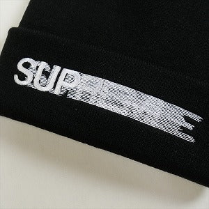 SUPREME シュプリーム 23SS Motion Logo Beanie Black モーションロゴビーニー 黒 Size 【フリー】 【新古品・未使用品】 20828913
