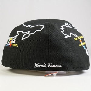 SUPREME シュプリーム 23AW Worldwide Box Logo New Era Black キャップ 黒 Size 【7　5/8 XL)】 【新古品・未使用品】 20828919