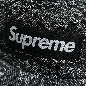SUPREME シュプリーム 25SS Bandana Jacquard Denim Camp Cap Black キャンプキャップ 黒 Size 【フリー】 【新古品・未使用品】 20828920