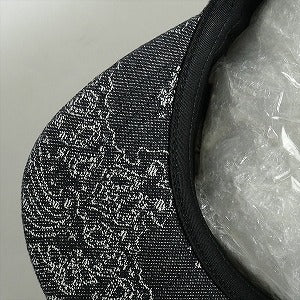 SUPREME シュプリーム 25SS Bandana Jacquard Denim Camp Cap Black キャンプキャップ 黒 Size 【フリー】 【新古品・未使用品】 20828920