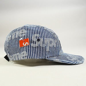 SUPREME シュプリーム 24SS Denim Camp Cap Stripe デニムキャンプキャップ インディゴ Size 【フリー】 【新古品・未使用品】 20828921