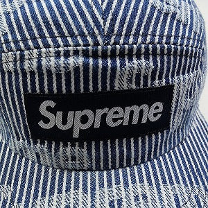 SUPREME シュプリーム 24SS Denim Camp Cap Stripe デニムキャンプキャップ インディゴ Size 【フリー】 【新古品・未使用品】 20828921