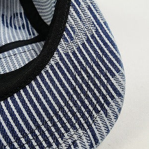 SUPREME シュプリーム 24SS Denim Camp Cap Stripe デニムキャンプキャップ インディゴ Size 【フリー】 【新古品・未使用品】 20828921