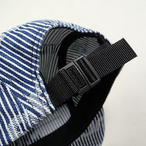 SUPREME シュプリーム 24SS Denim Camp Cap Stripe デニムキャンプキャップ インディゴ Size 【フリー】 【新古品・未使用品】 20828921