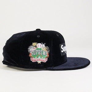 SUPREME シュプリーム 22AW Velour Box Logo New Era Black ニューエラキャップ 黒 Size 【7　5/8(L)】 【新古品・未使用品】 20828927