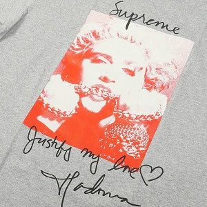 SUPREME シュプリーム 18AW Madonna Tee Gray Tシャツ 灰 Size 【L】 【新古品・未使用品】 20828950