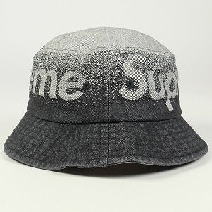 SUPREME シュプリーム 22SS Fade Jacquard Denim Crusher デニムクラッシャーハット 黒 Size 【S/M】 【新古品・未使用品】 20828954