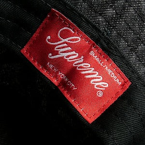 SUPREME シュプリーム 22SS Fade Jacquard Denim Crusher デニムクラッシャーハット 黒 Size 【S/M】 【新古品・未使用品】 20828954