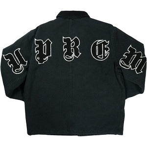 SUPREME シュプリーム 25SS Old English Canvas Work Jacket Black ジャケット 黒 Size 【M】 【新古品・未使用品】 20828962