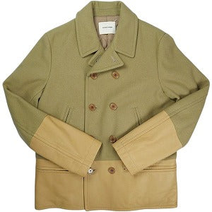UNDERCOVER アンダーカバー UNDERCOVERISM 11AW レザー切替ウールPコート ベージュ Size 【L】 【中古品-ほぼ新品】 20828977