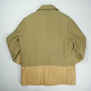 UNDERCOVER アンダーカバー UNDERCOVERISM 11AW レザー切替ウールPコート ベージュ Size 【L】 【中古品-ほぼ新品】 20828977