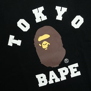 A BATHING APE ア ベイシング エイプ 25AW TOKYO COLLEGE TEE BLACK カレッジロゴTシャツ 黒 Size 【XL】 【新古品・未使用品】 20829340