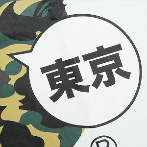 A BATHING APE ア ベイシング エイプ 25AW CAMO TOKYO APE HEAD WHITE/YELLOW TEE 1stサル迷彩柄サル顔Tシャツ 白黄 Size 【XL】 【新古品・未使用品】 20829341