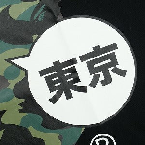 A BATHING APE ア ベイシング エイプ 25AW CAMO TOKYO APE HEAD BLACK/GREEN TEE Tシャツ 1stサル迷彩柄サル顔Tシャツ 黒緑 Size 【XL】 【新古品・未使用品】 20829344