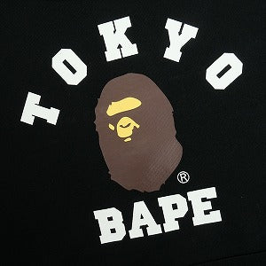 A BATHING APE ア ベイシング エイプ 25AW TOKYO COLLEGE PULLOVER HOODIE BLACK カレッジロゴパーカー 黒 Size 【L】 【新古品・未使用品】 20829345
