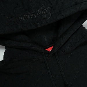 SUPREME シュプリーム 18AW Quilted Hooded Sweatshirt Black パーカー 黒 Size 【L】 【中古品-良い】 20829352