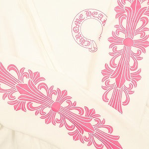 CHROME HEARTS クロム・ハーツ HORSESHOE HOODIE WHITE/PINK パーカー 白 Size 【L】 【新古品・未使用品】 20829356