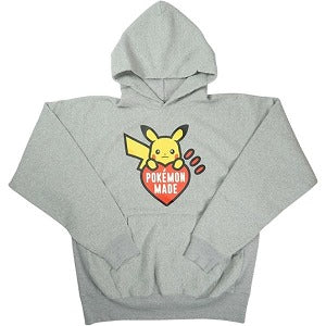 HUMAN MADE ヒューマンメイド ×POKEMON MADE 25AW HEAVYWEIGHT HOODIE GRAY XX30CS006 ピカチュウパーカー 灰 Size 【M】 【新古品・未使用品】 20829360