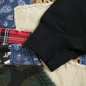 SUPREME シュプリーム 22AW Patchwork Zip Up Hooded Sweatshirt Black パーカー マルチ Size 【L】 【新古品・未使用品】 20829376