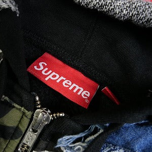 SUPREME シュプリーム 22AW Patchwork Zip Up Hooded Sweatshirt Black パーカー マルチ Size 【L】 【新古品・未使用品】 20829376