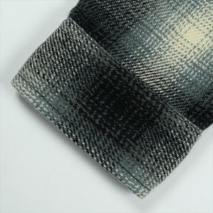 SUPREME シュプリーム 25FW Studded Shadow Plaid Zip Up Shirt Black ジップアップ長袖シャツ 黒 Size 【L】 【新古品・未使用品】 20829383