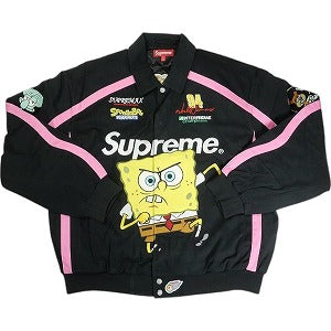SUPREME シュプリーム ×SpongeBob 25SS SquarePants Jeff Hamilton Racing Jacket Black ジャケット 黒 Size 【XL】 【新古品・未使用品】 20829386