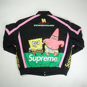 SUPREME シュプリーム ×SpongeBob 25SS SquarePants Jeff Hamilton Racing Jacket Black ジャケット 黒 Size 【XL】 【新古品・未使用品】 20829386