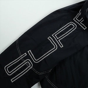 SUPREME シュプリーム 25SS Spellout Embroidered Track Jacket Black トラックジャケット 黒 Size 【L】 【中古品-非常に良い】 20829405
