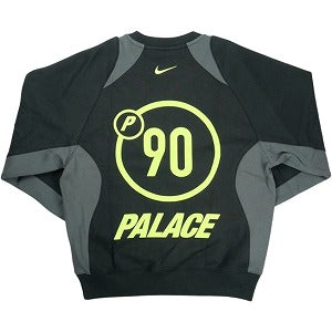 Palace Skateboards パレススケートボード ×Nike 25FW Total P90 Crew Black クルーネックスウェット 黒 Size 【M】 【新古品・未使用品】 20829408