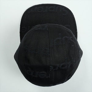 SUPREME シュプリーム 25FW Jacquard Logos Denim Camp Cap Black キャンプキャップ 黒 Size 【フリー】 【新古品・未使用品】 20829433