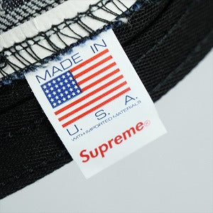 SUPREME シュプリーム 25FW Jacquard Logos Denim Camp Cap Rigid Indigo  キャンプキャップ インディゴ Size 【フリー】 【新古品・未使用品】 20829434