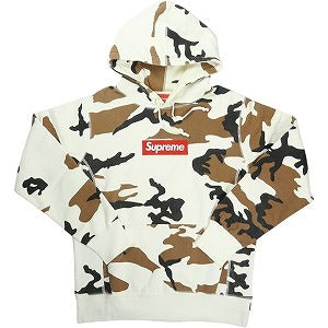 SUPREME シュプリーム 16AW Box Logo Hooded Sweatshirt Brown Camo BOXロゴパーカー 白茶 Size 【M】 【中古品-良い】 20829454
