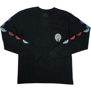 CHROME HEARTS クロム・ハーツ MULTI COLOR HORSESHOE LS T-SHIRT BLACK ロンT 黒 Size 【XL】 【中古品-非常に良い】 20829516