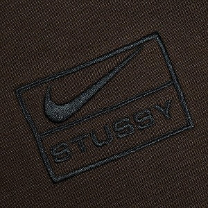 STUSSY ステューシー ×NIKE 25FW STONE WASHED FLEECE ZIP HOODIE Dark Cinder ジップパーカー 茶 Size 【S】 【新古品・未使用品】 20829539