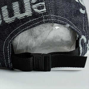 SUPREME シュプリーム 25FW Jacquard Logos Denim Camp Cap Rigid Indigo キャンプキャップ インディゴ Size 【フリー】 【新古品・未使用品】 20829548