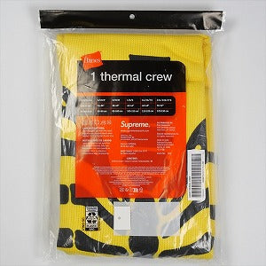 SUPREME シュプリーム 25FW Hanes Bones Thermal Crew Yellow サーマルロンT 黄 Size 【L】 【新古品・未使用品】 20829560