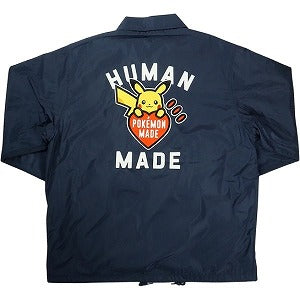 HUMAN MADE ヒューマンメイド ×POKEMON MADE 25AW COACH JACKET XX30JK005 NAVY コーチジャケット 紺 Size 【L】 【新古品・未使用品】 20829583
