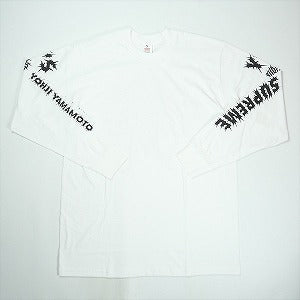 SUPREME シュプリーム ×Y's YOHJI YAMAMOTO 25FW L/S Tee White ロンT 白 Size 【M】 【新古品・未使用品】 20829593