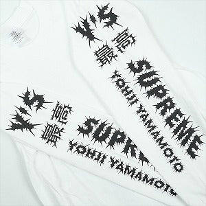 SUPREME シュプリーム ×Y's YOHJI YAMAMOTO 25FW L/S Tee White ロンT 白 Size 【M】 【新古品・未使用品】 20829593