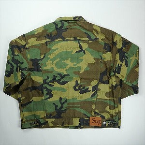 SUPREME シュプリーム 25FW Jacquard Logos Denim Trucker Jacket Woodland Camo ジャケット 緑 Size 【XXL】 【新古品・未使用品】 20829598