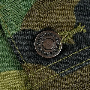 SUPREME シュプリーム 25FW Jacquard Logos Denim Trucker Jacket Woodland Camo ジャケット 緑 Size 【XXL】 【新古品・未使用品】 20829598